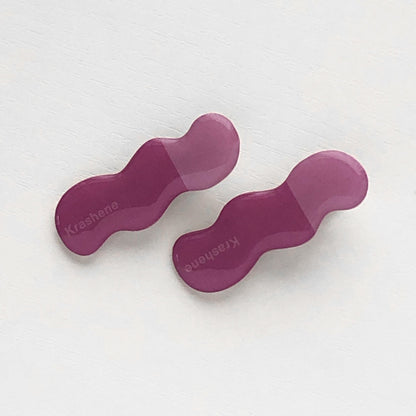 2 tone - wavy hair clips